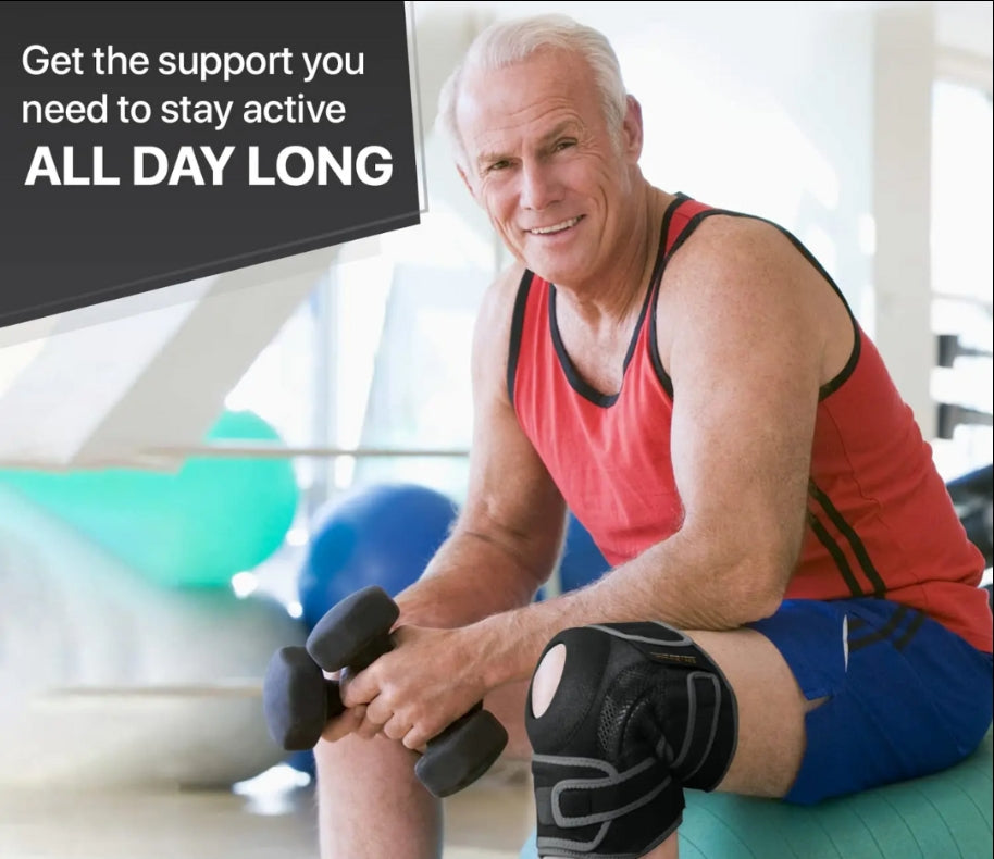 KneeGuard Pro™ – Sports Knee Brace with Shock Absorption & Anti-Slip Support
