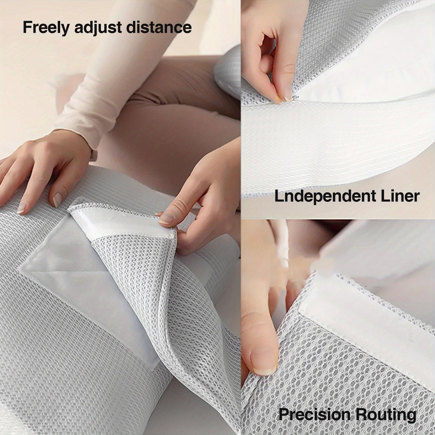 BellyNest™ – Ergonomic 2-in-1 Pregnancy Pillow for Side-Sleeping Comfort & Support