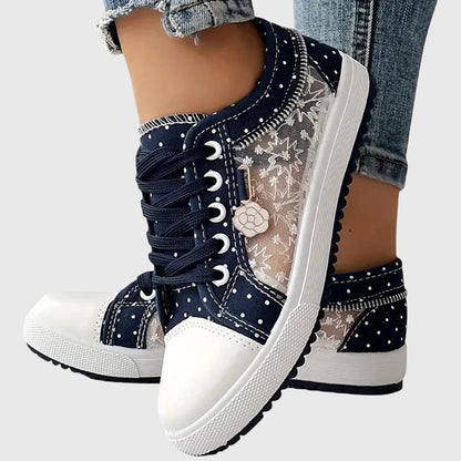 Elena™ | Women’s Breathable Floral Sneakers