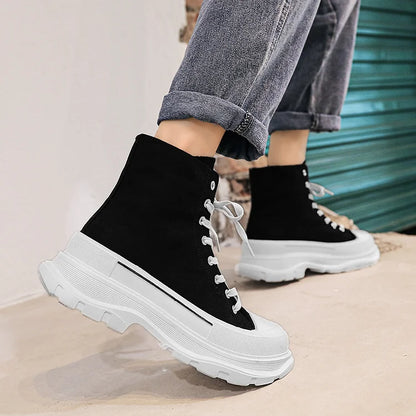 StepRise™ | Men’s High-Top Canvas Sneakers