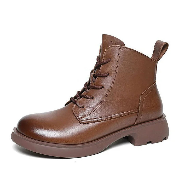 Vellano™ | Women’s British Style Boots – Warm & Non-Slip