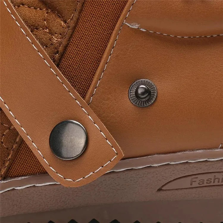 Velora | Comfortable Warm Lined Wedge Ankle Boots