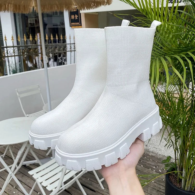 ELOVÉ | Women’s Knitted Sock Boots