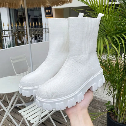 ELOVÉ | Women’s Knitted Sock Boots