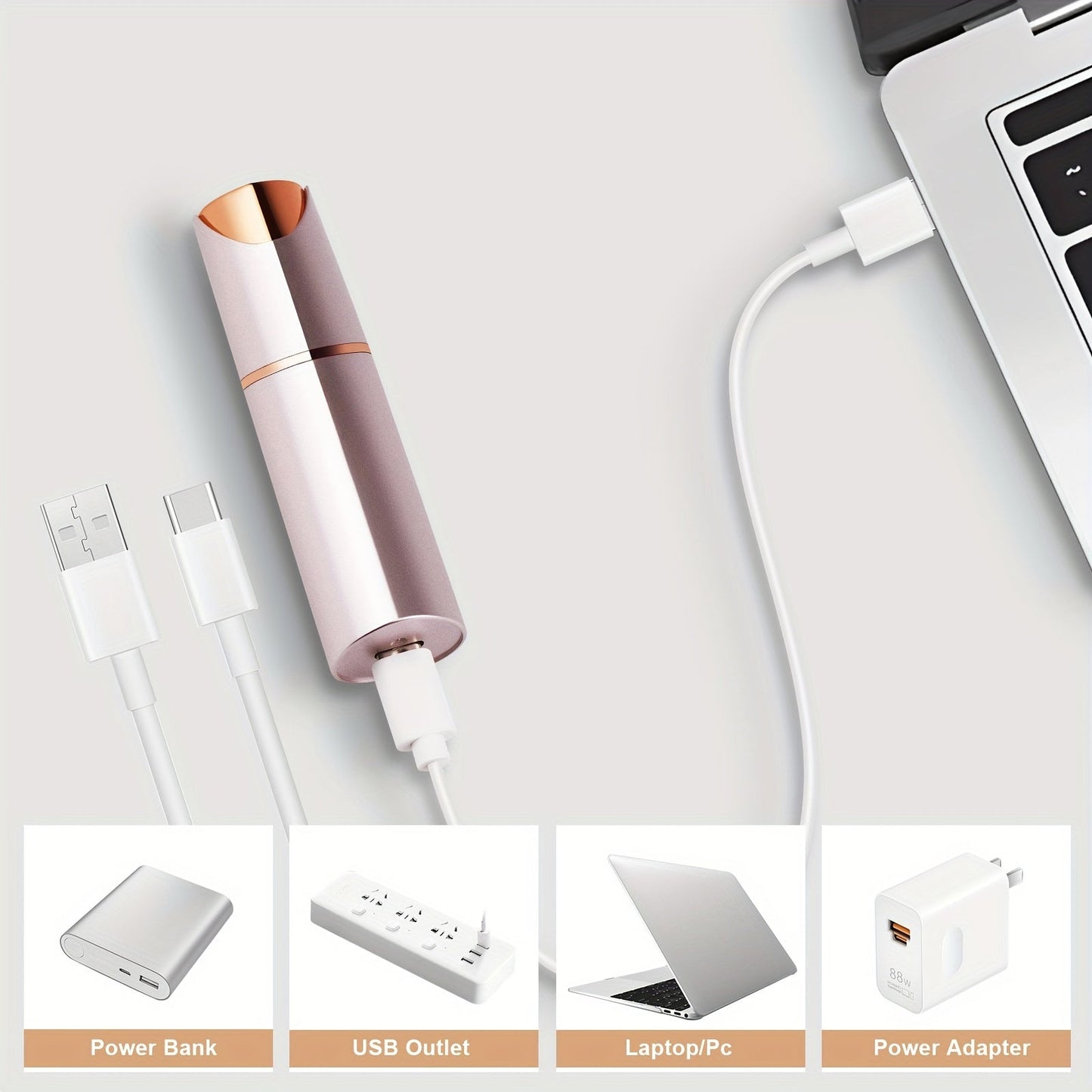 Conduroma™ 2-in-1 eyebrow & face trimmer - Precise & USB rechargeable