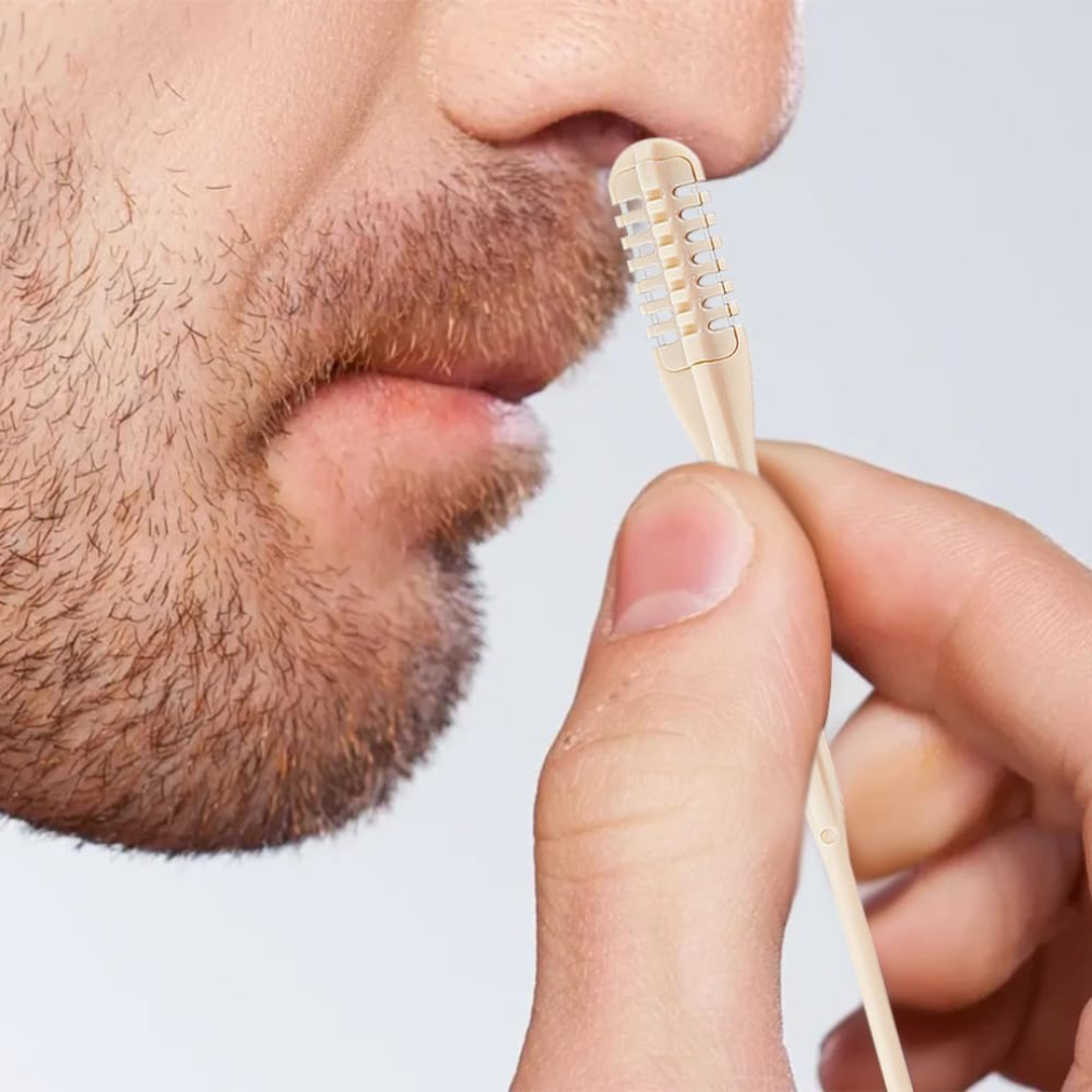 GentleGroom | Nose Hair Trimmer 360° Rotating Function for Painless & Portable Use