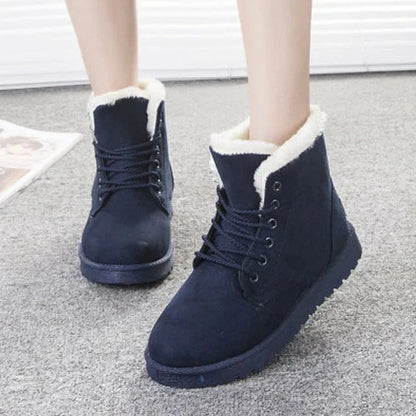 RanLinli™ | Warm Lace-Up Ankle Snow Boots