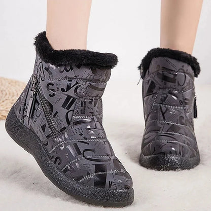 BeckyWalk™ | Women’s Printed Winter Ankle Boots