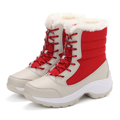 FUNMARS™ | Women’s Winter Lace-Up Snow Boots