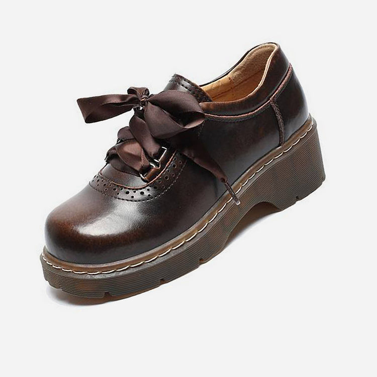 Comemore™ | Women’s Retro Lace-Up Oxfords