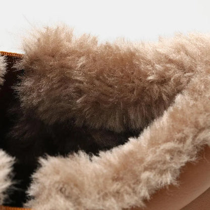 Velora | Comfortable Warm Lined Wedge Ankle Boots