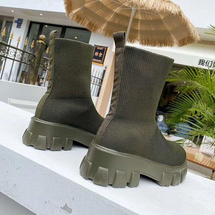 ELOVÉ | Women’s Knitted Sock Boots