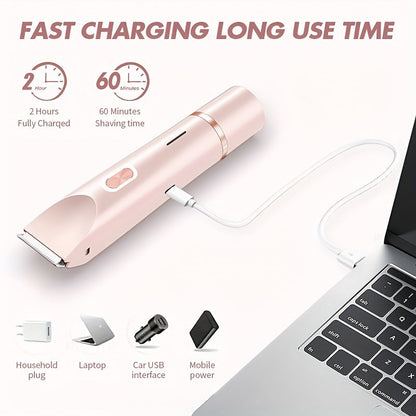 SilkTrim | Women’s Shaver – Dual-Head Precision & USB Charging