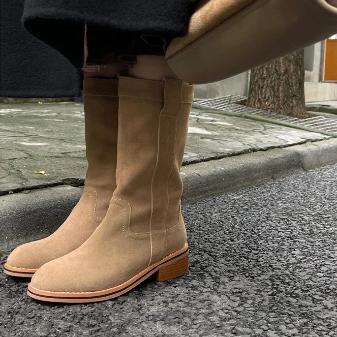 VANTIS™ | Women’s Mid-Calf Boots – Simple, Soft & Stylish