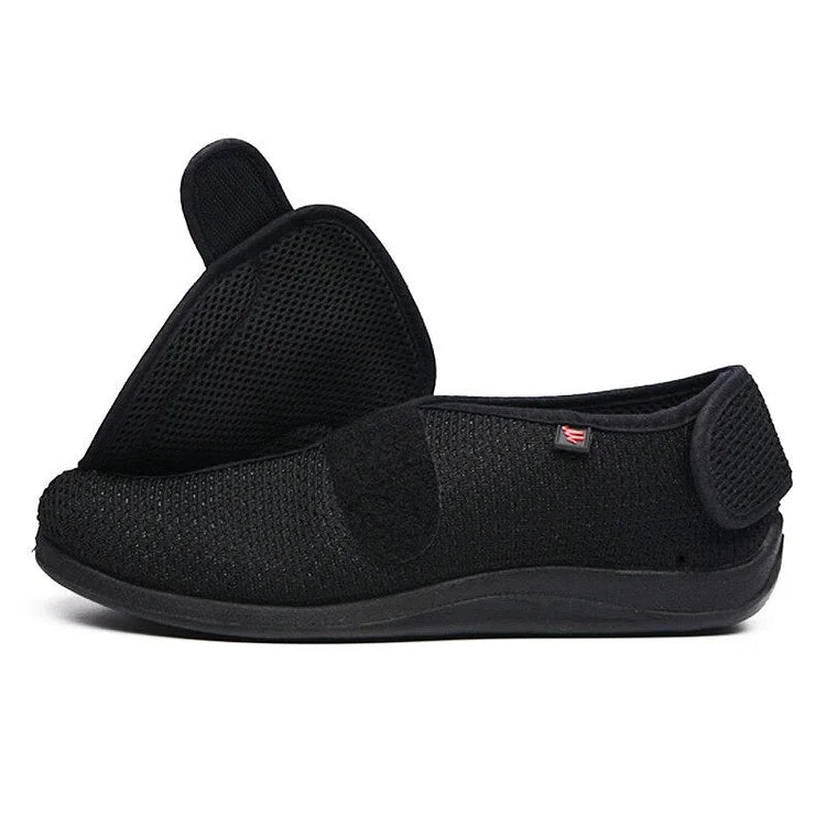 Fleura™ | Adjustable Diabetes Slippers – Wide & Comfortable