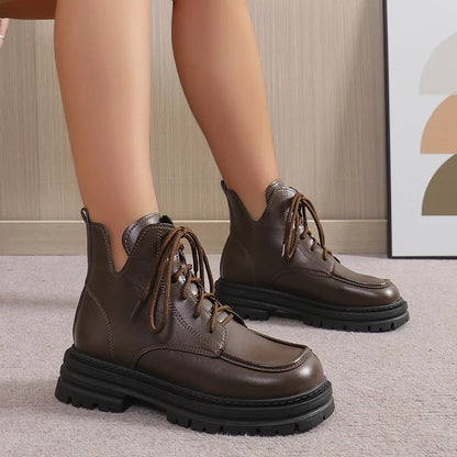 Vena™ | Women’s Winter Platform Lace-Up Boots
