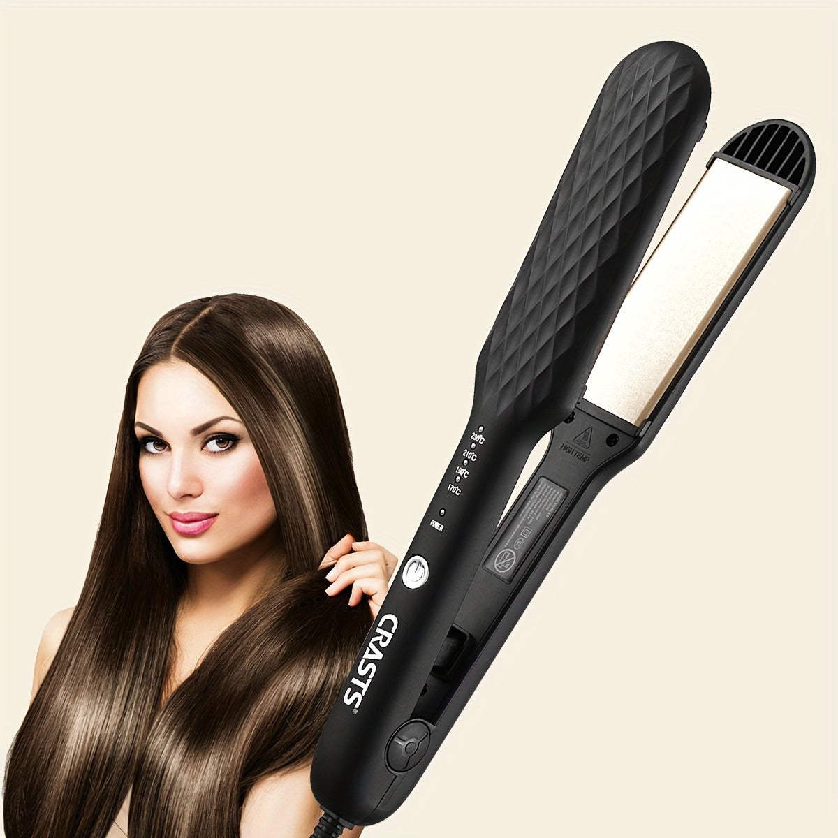 CRASTS™ – Straighten, Curl & Crimp with Adjustable Heat & LCD Control