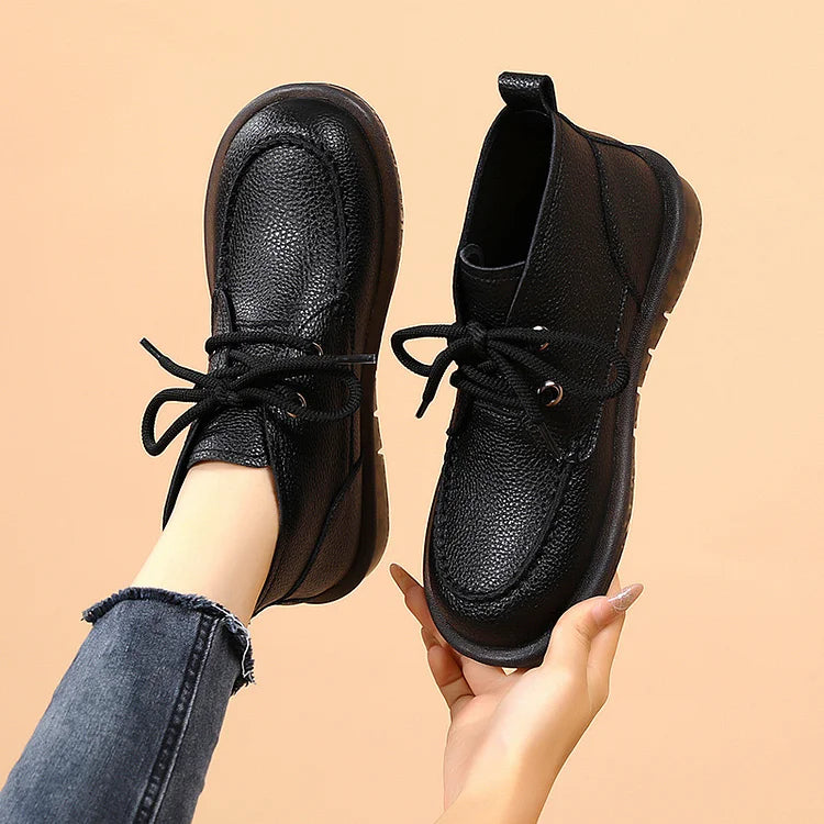 Vellano™ | Women’s Ankle Boots - Warm, Lace-Up & Non-Slip