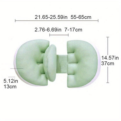 BellyNest™ – Ergonomic 2-in-1 Pregnancy Pillow for Side-Sleeping Comfort & Support