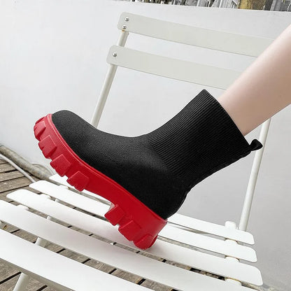 ELOVÉ | Women’s Knitted Sock Boots