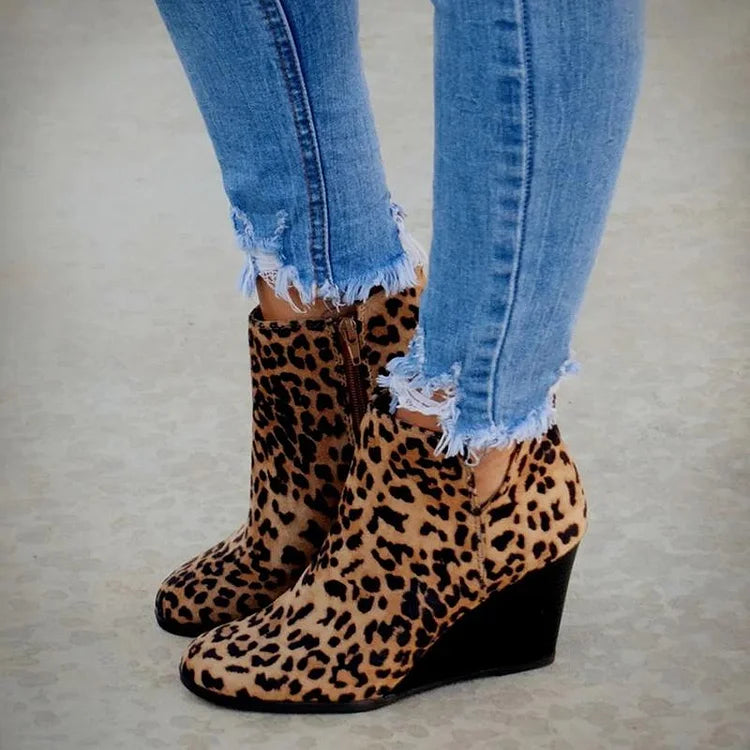 Stride™ | Women’s Platform Wedge Ankle Boots