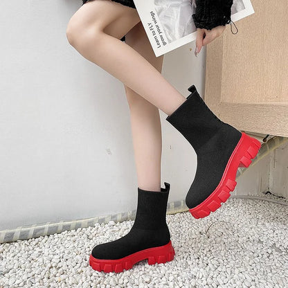ELOVÉ | Women’s Knitted Sock Boots