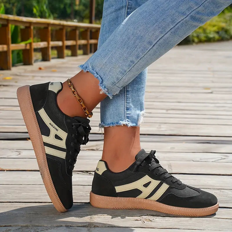 Megan - Women's Casual Lace-Up Sneakers
