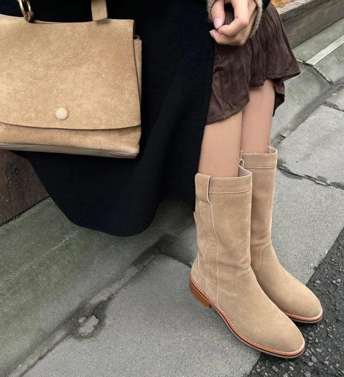 VANTIS™ | Women’s Mid-Calf Boots – Simple, Soft & Stylish