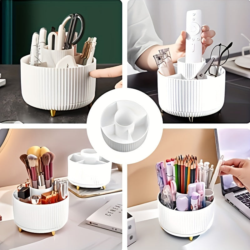 GlamSpin | 360° Cosmetic & Jewellery Organiser – Rotating & Space-Saving