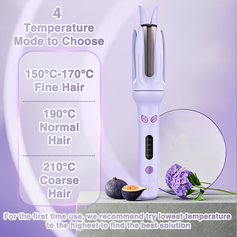 CurlEase™ Automatic Rotating Hair Curler with Smart Timer