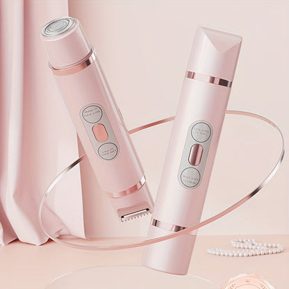 PureSilk™ – 2 in 1 Rechargeable Cordless Shaver for Smooth, Irritation-Free Hair Removal