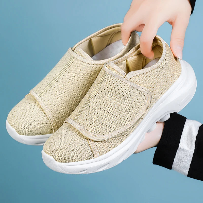 Baxinier™ Soft Orthopedic, Wide Fit Diabetic Sneakers for Women