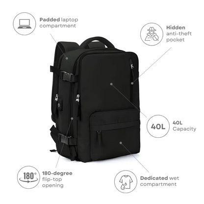 VoyagerPro™ Expandable Carry-On Backpack