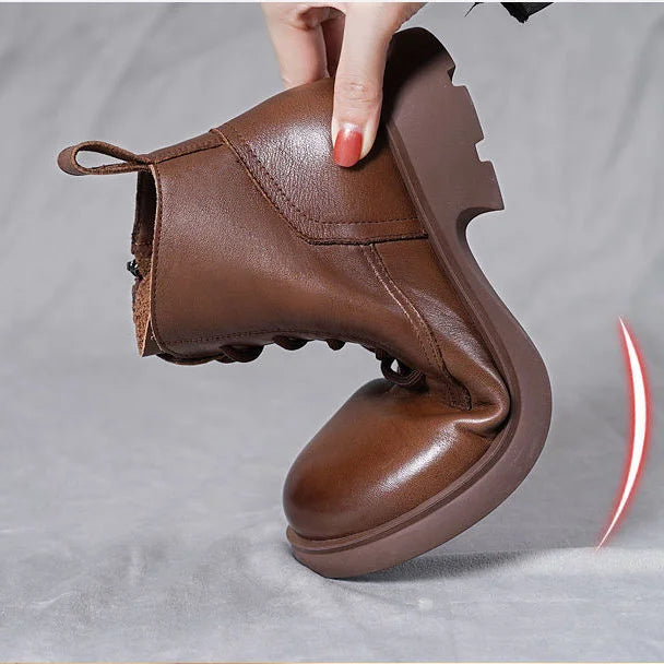 Vellano™ | Women’s British Style Boots – Warm & Non-Slip