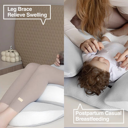 BellyNest™ – Ergonomic 2-in-1 Pregnancy Pillow for Side-Sleeping Comfort & Support