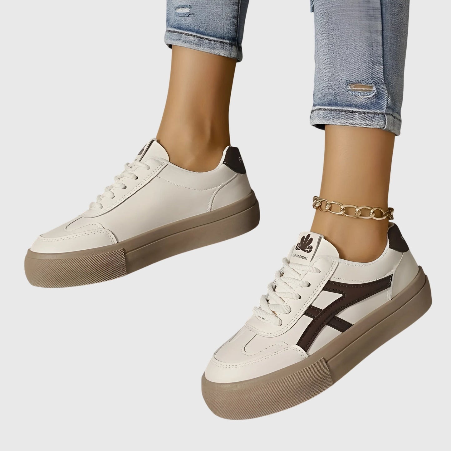 Elza™ | Women’s Canvas Sneakers – Lightweight Lace-Up