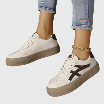 Elza™ | Women’s Canvas Sneakers – Lightweight Lace-Up