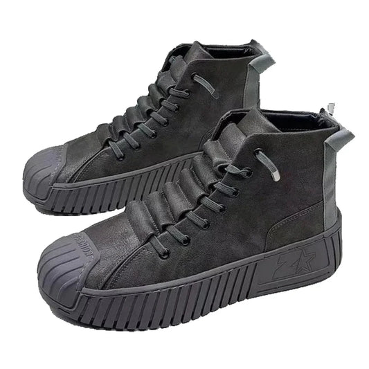 RayZing | Men’s Winter Boots – Casual Ankle Lace-Up Shoes