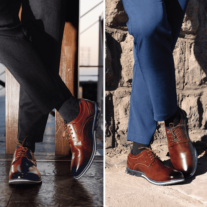 LisseForm™ Oxford Lisse Orthopedic Dress Shoes - Breathable Upper & Cushioned Support