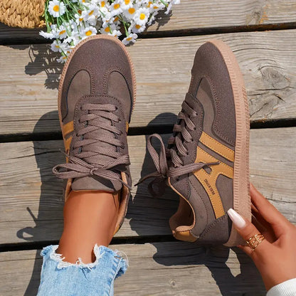 Megan - Women's Casual Lace-Up Sneakers