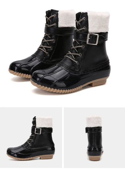 FROZA™ | Women’s Waterproof Lace-Up Ankle Snow Boots