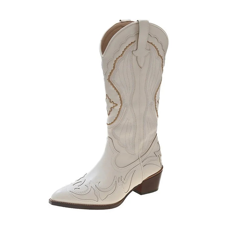 VAREX™ | Western Cowboy Boots – Embroidered Style
