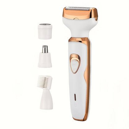 LuxeCare™ Rechargeable ladies' shaver - Gentle 4-in-1 care everywhere