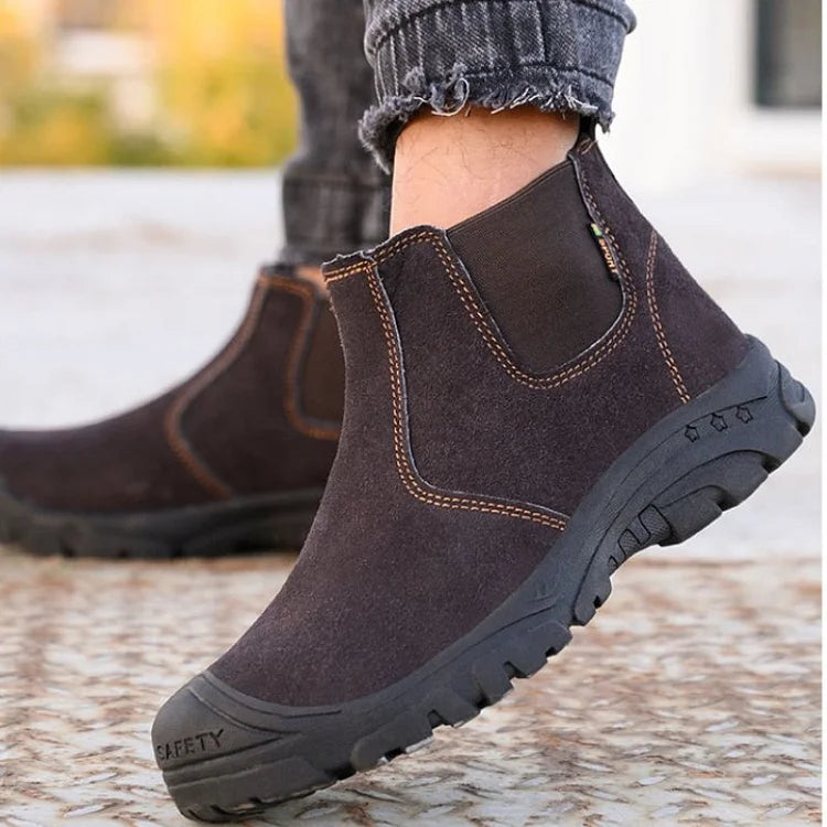 Step™ | Men’s Steel Toe Work Boots – Lightweight & Durable