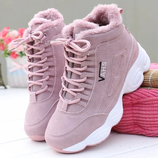 Frostelle | Women’s Warm Lace-Up Snow Boots
