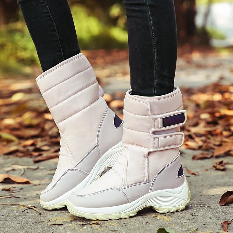 Becky™ | Waterproof Mid-Calf Snow Boots – Warm & Non-Slip