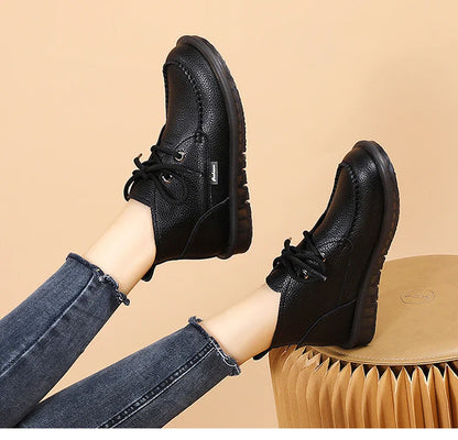 Vellano™ | Women’s Ankle Boots - Warm, Lace-Up & Non-Slip