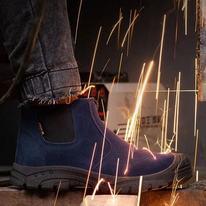 Step™ | Men’s Steel Toe Work Boots – Lightweight & Durable