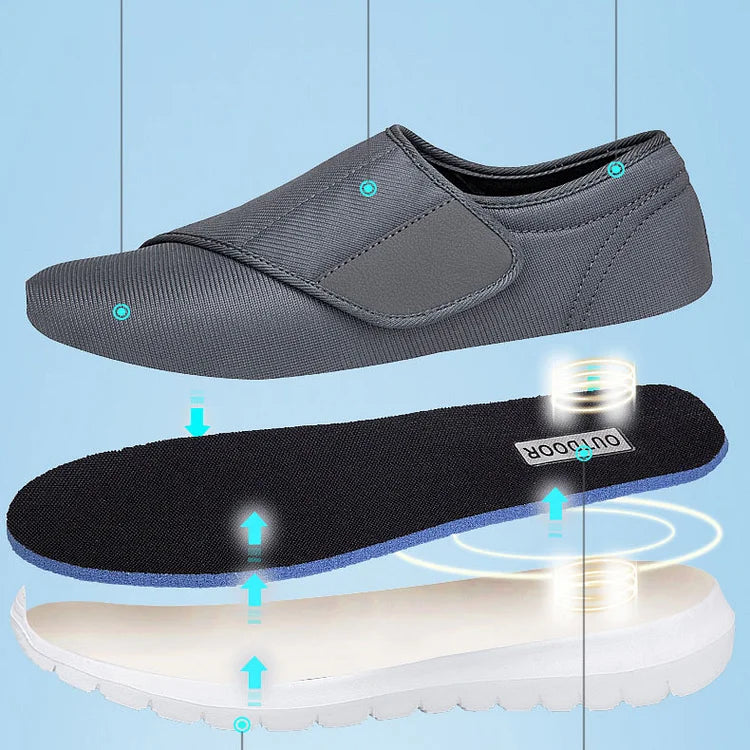 Solevia™ | Wide Fit Diabetic Relief Sneakers
