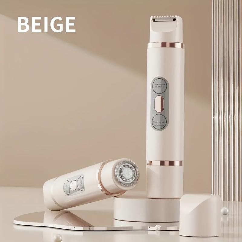 PureSilk™ – 2 in 1 Rechargeable Cordless Shaver for Smooth, Irritation-Free Hair Removal